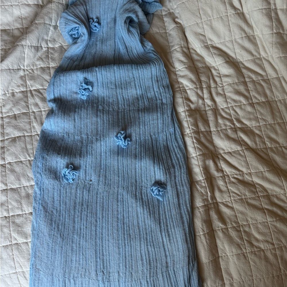 Meshki brynn dress in baby blue - Picture 6 of 9